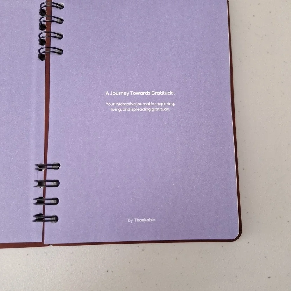 THANKABLE Guided Gratitude & Mindfulness Journal Self-Reflection w/ Prompts NEW